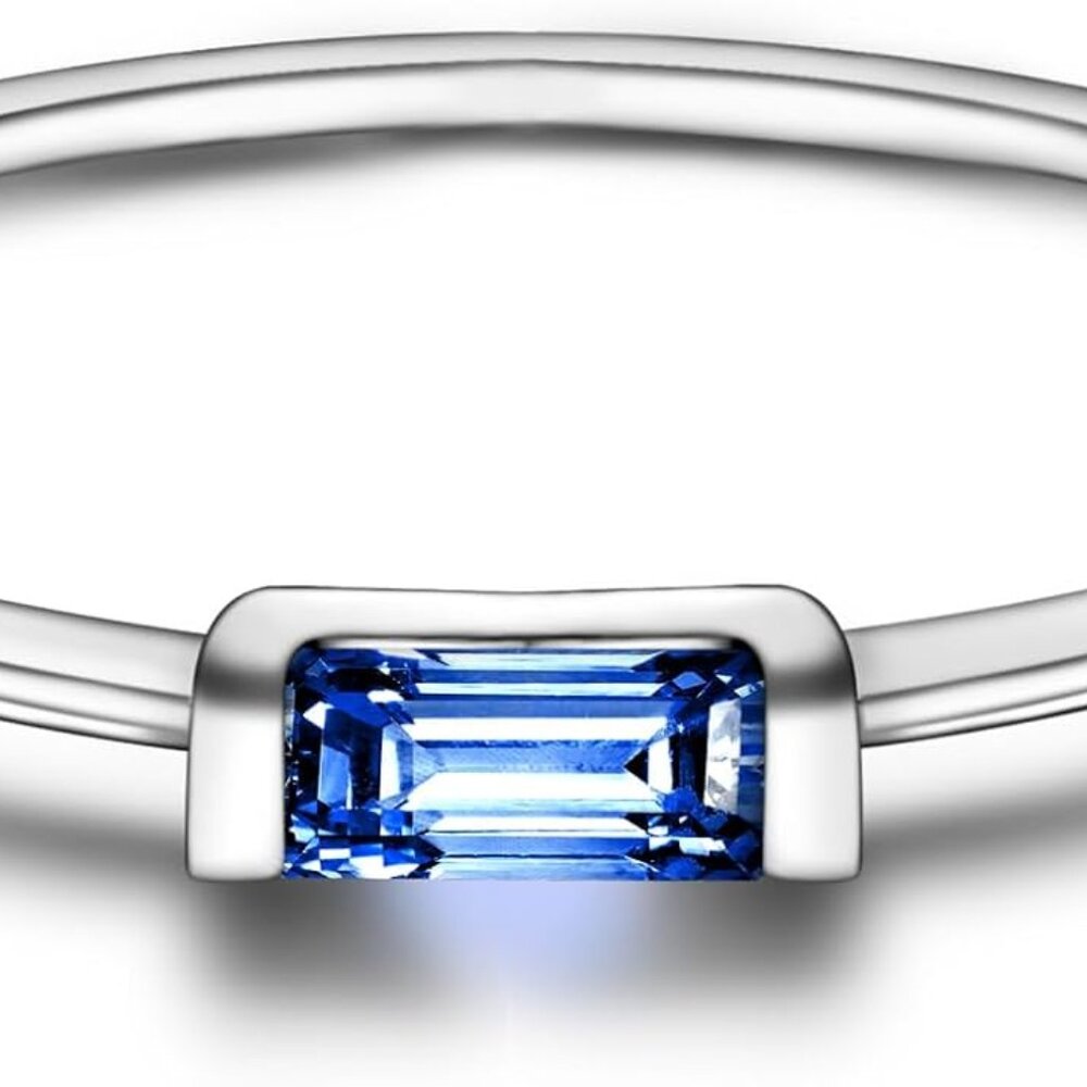 Chic Stackable S925 Birthstone Rings For Women - … - image 1